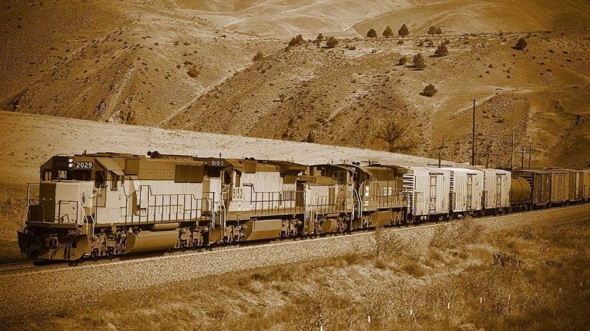 Товарные поезда США