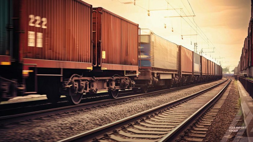 Поезд с контейнерами