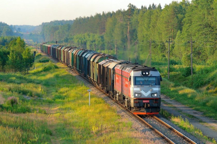 Поезда пассажирские и грузовые