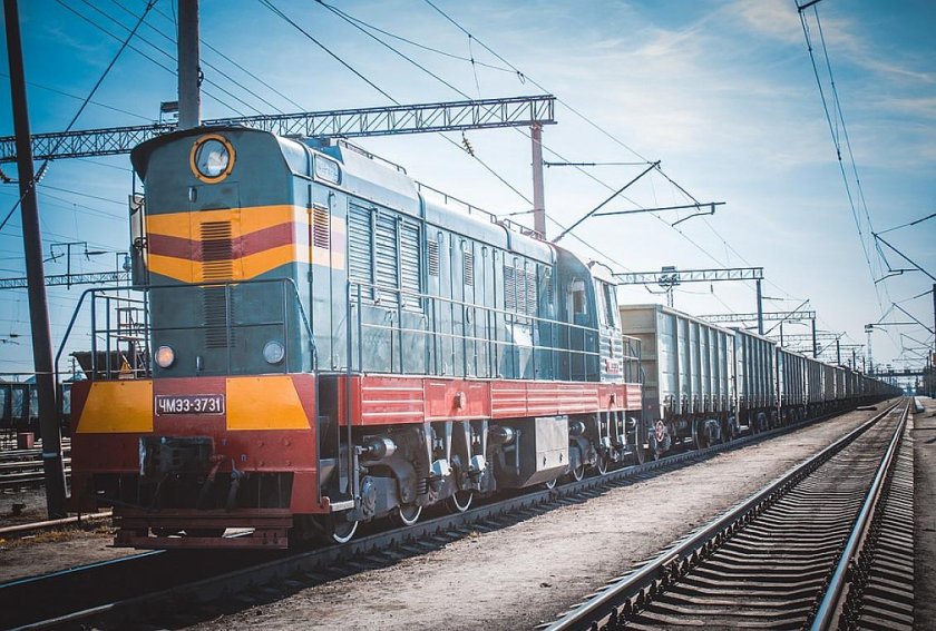 Товарный поезд