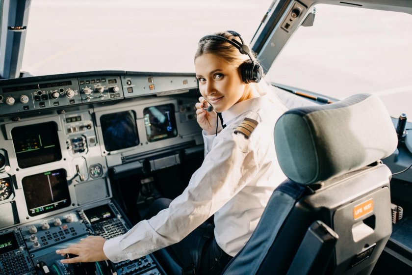 Женщина пилот