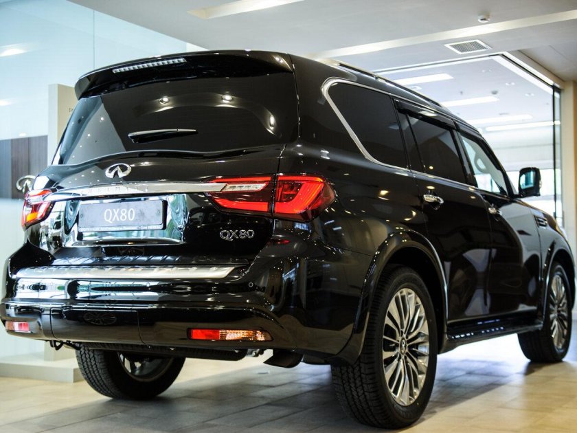 Инфинити qx80 черный