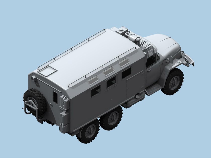 ЗИЛ-131 КШМ 3д модель