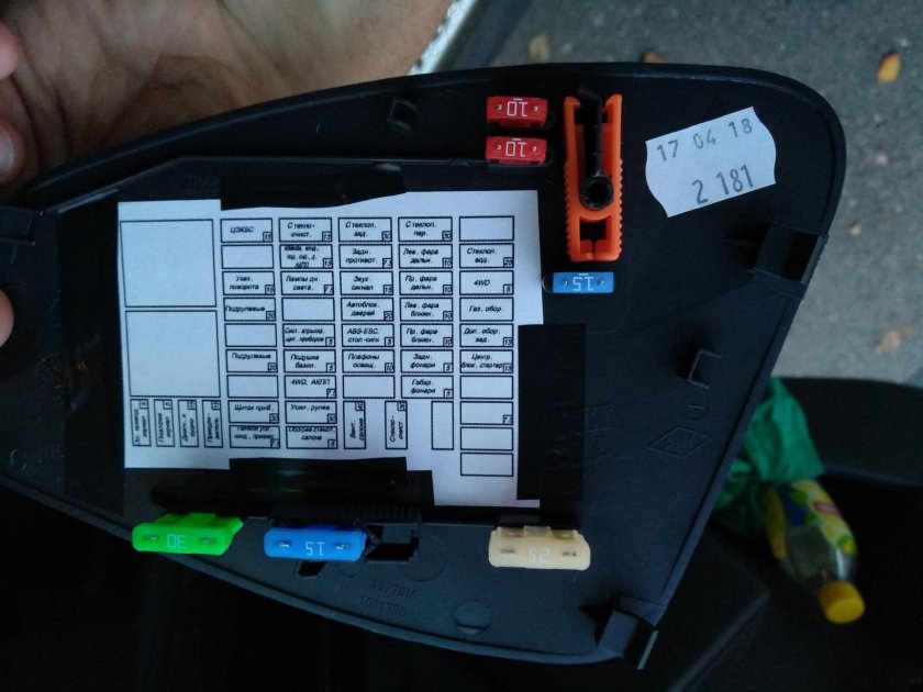 Предохранители Рено Дастер 2.0