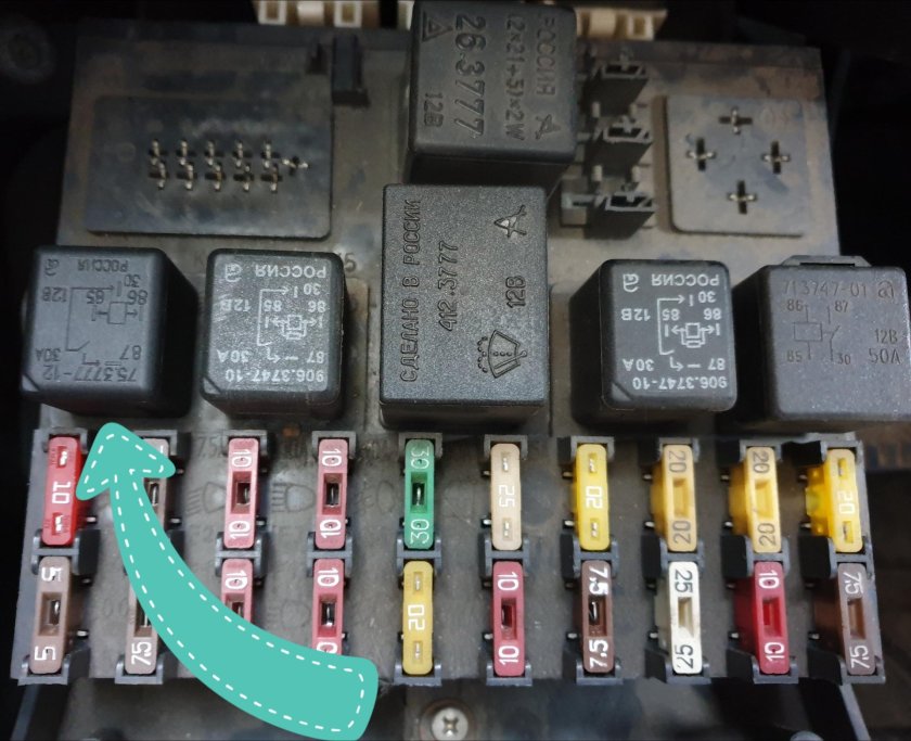 Реле ПТФ ВАЗ 2112