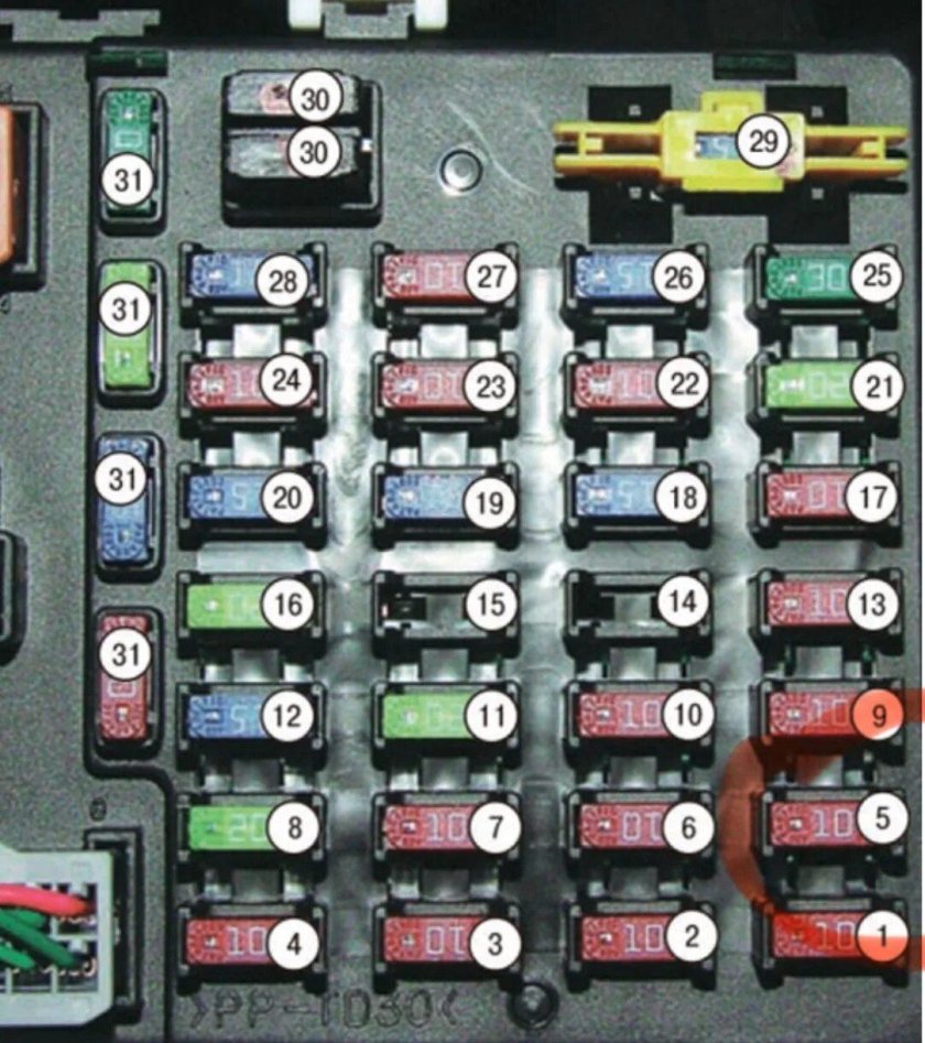 Реле Хендай Гетц 1.4