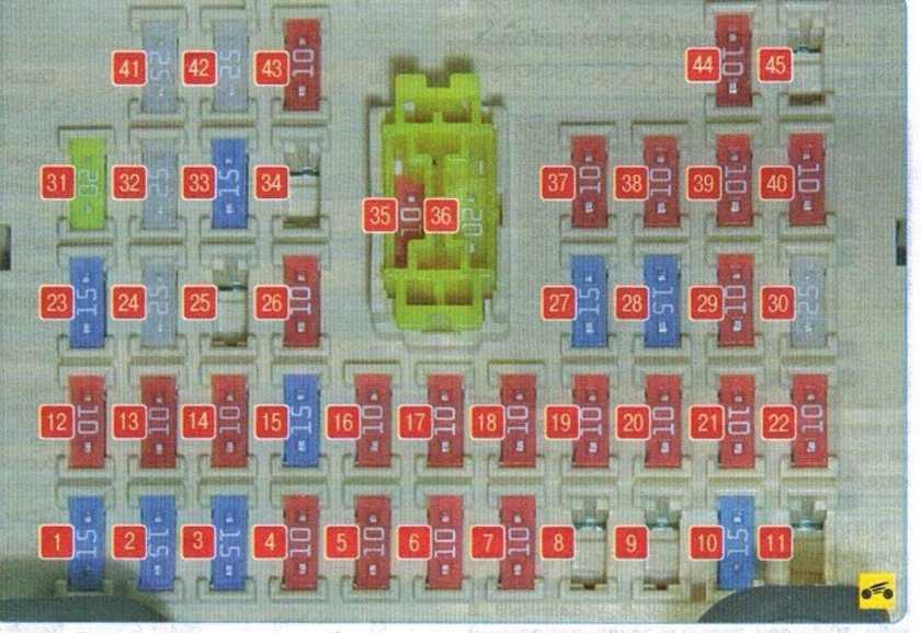 Блок реле Хендай Солярис 2012