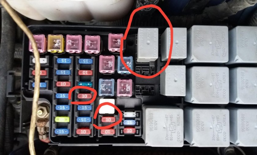 Реле дальнего света Лачетти 1.6