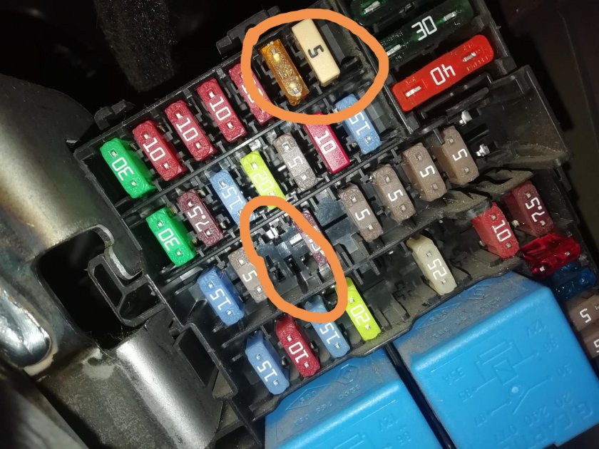 Предохранители Рено Сандеро 2