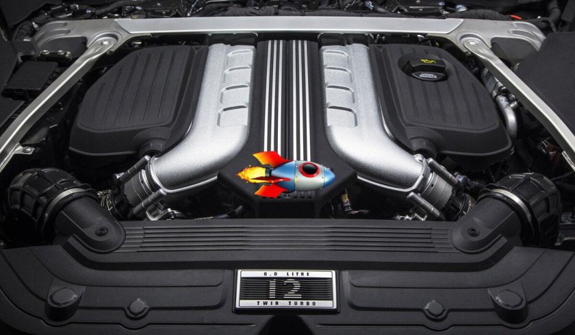 Двигатель Бентли w12