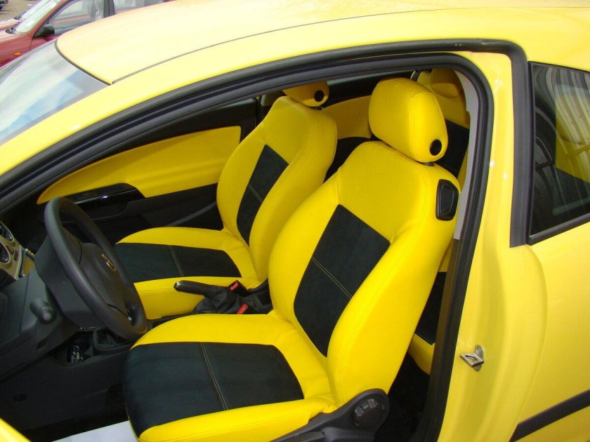 Кожаный салон Опель Корса д