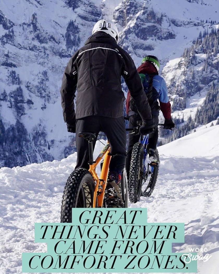 Горный велосипед зимой