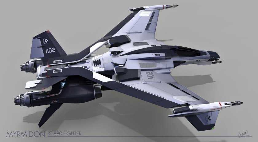 Стелс истребитель Star Citizen