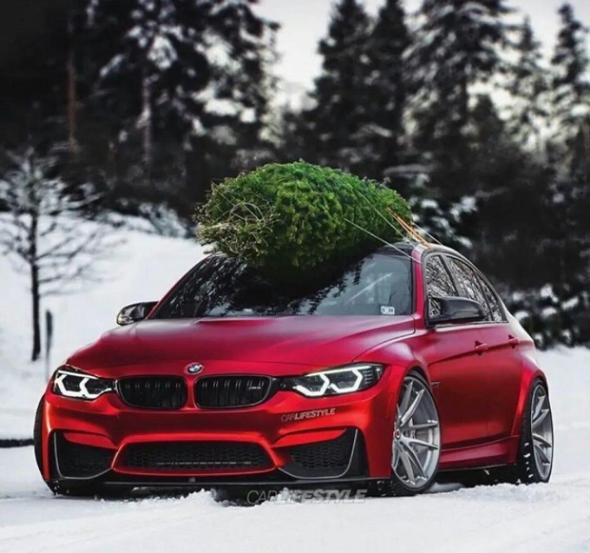 Новогодняя BMW f30