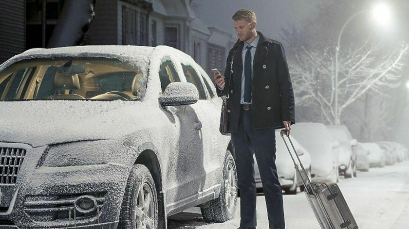 Машина зима