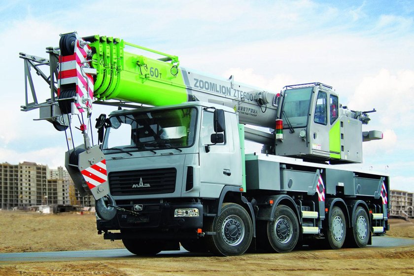 Автокран Зумлион-МАЗ ZMC-25