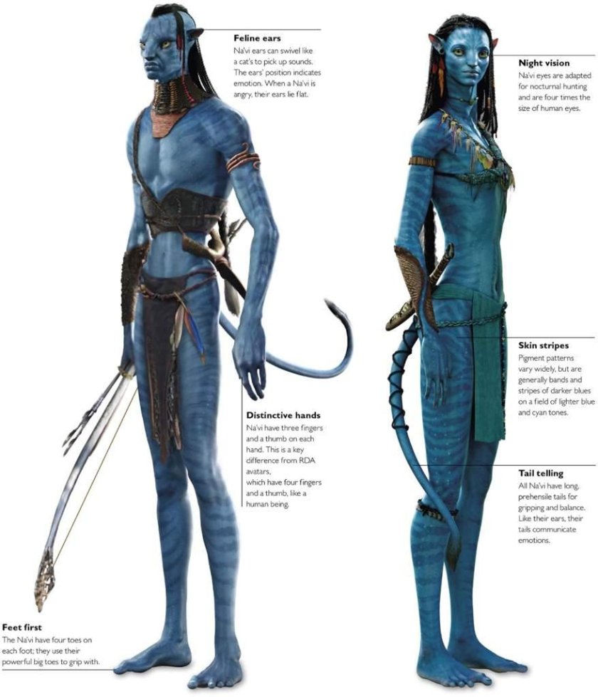 Аватар Нейтири в полный рост