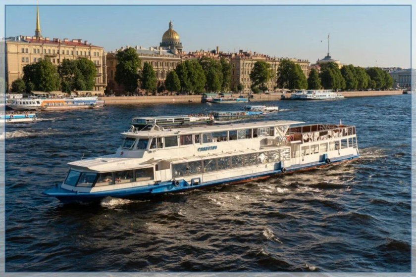 Теплоход Славутич Санкт Петербург