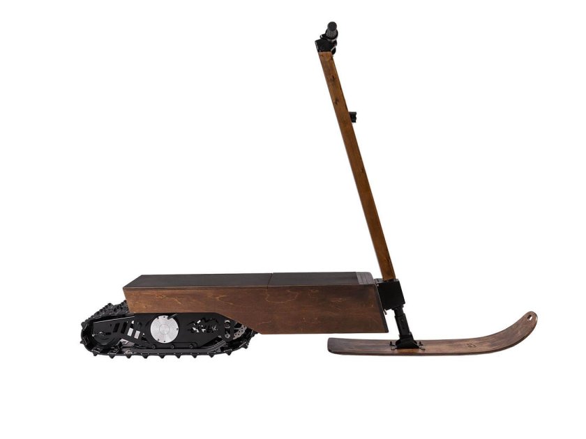 Зимний электроснегокат на гусеницах