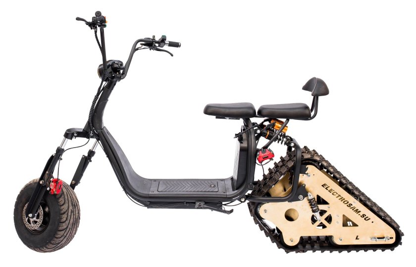 Гусеничный модуль для электросамоката