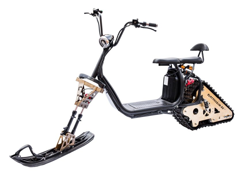 Гусеничный модуль для электроскутера ситикоко