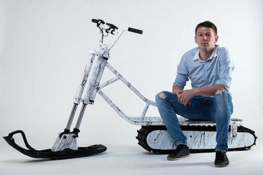 Электроснегокат самокат