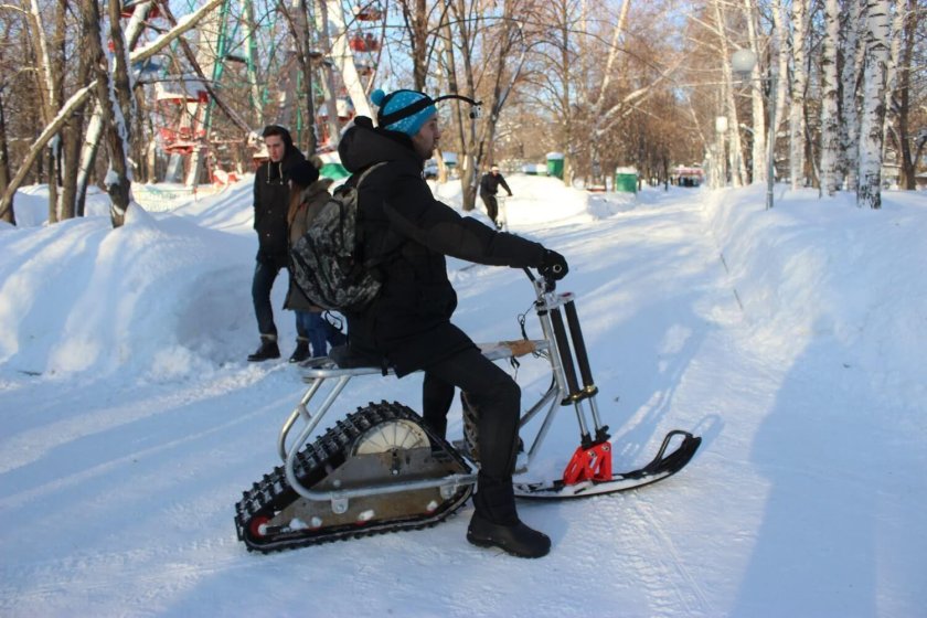 Электро сноубайк