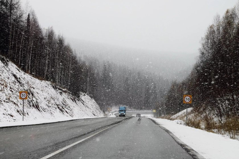 Зимние дороги Урала