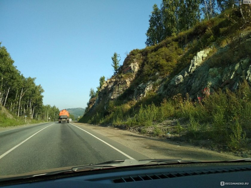 Трасса м5 Урал горы