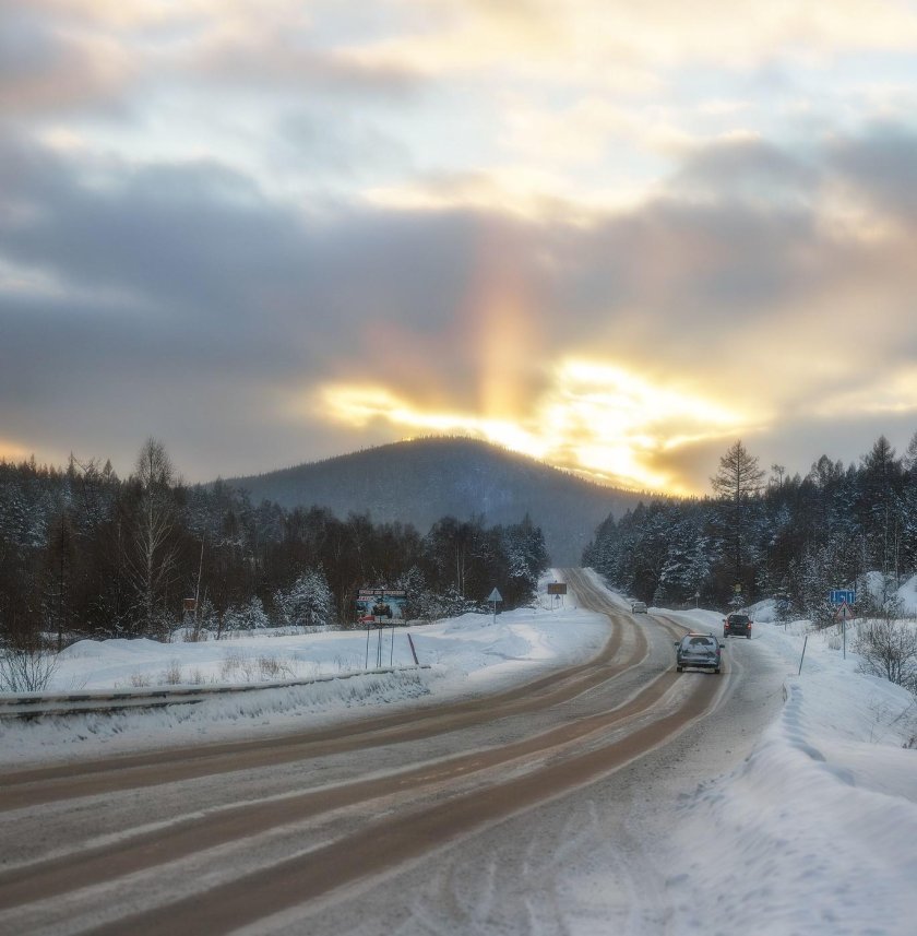Зимние дороги Урала
