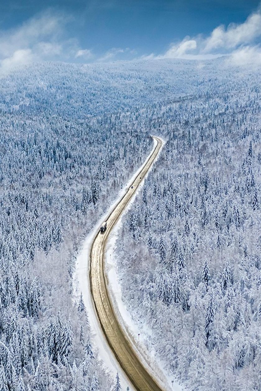 Зимние дороги Финляндии