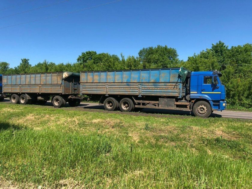КАМАЗ 65117 зерновоз