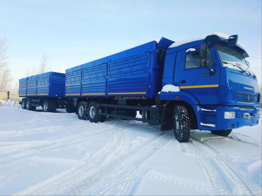 КАМАЗ 65117 бортовой зерновоз