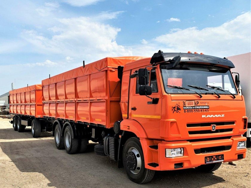 КАМАЗ 65115 зерновоз
