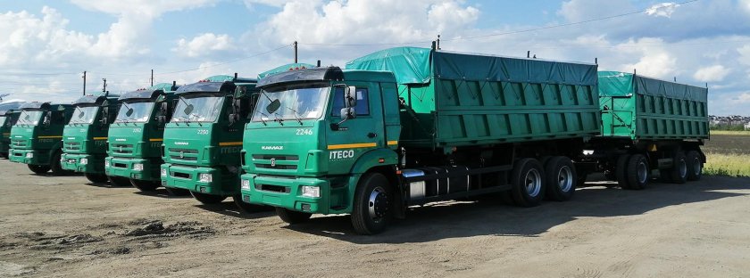 КАМАЗ 65115 зерновоз ИТЕКО