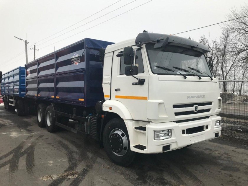 КАМАЗ 65115 зерновоз новый