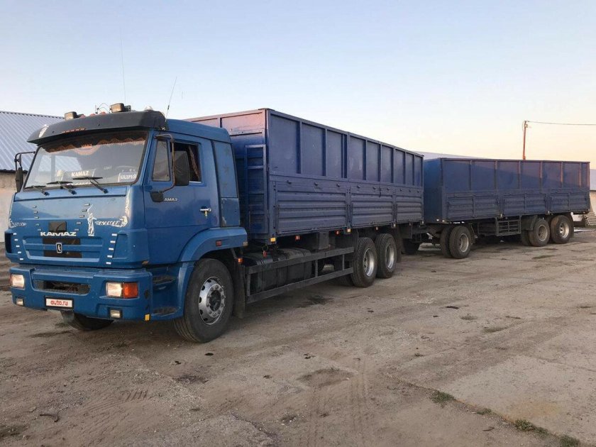 КАМАЗ 65117 бортовой зерновоз