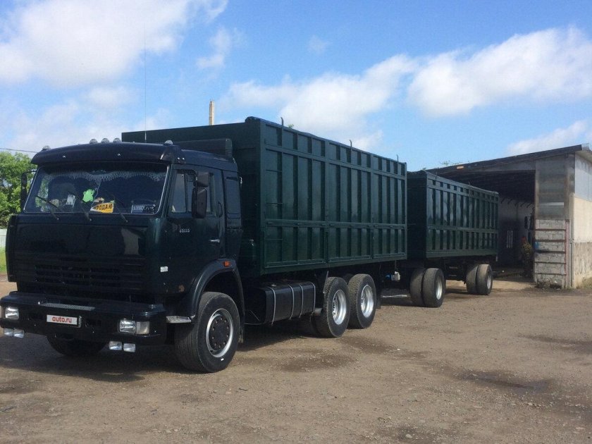 КАМАЗ 53215 зерновоз самосвал