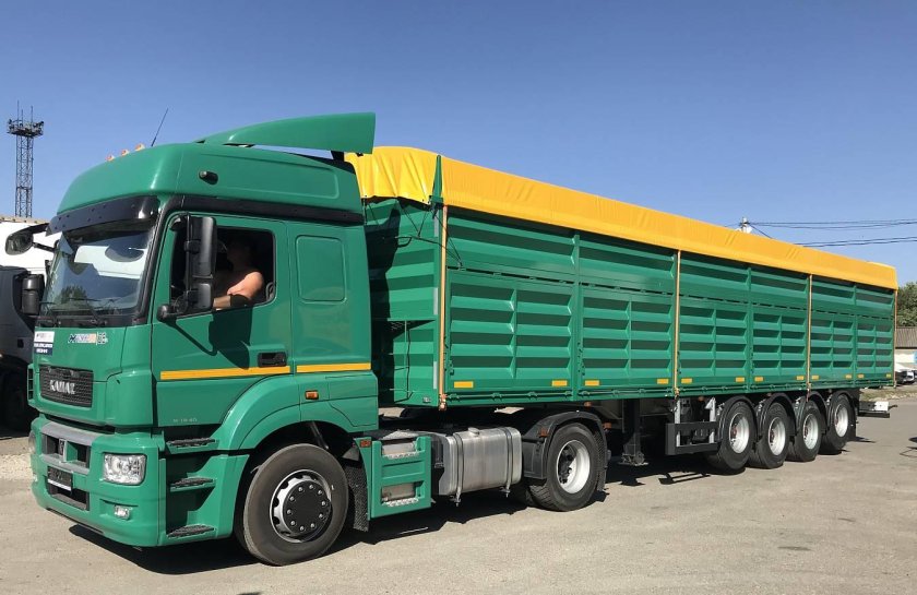 КАМАЗ 5490 Нео полуприцеп зерновоз