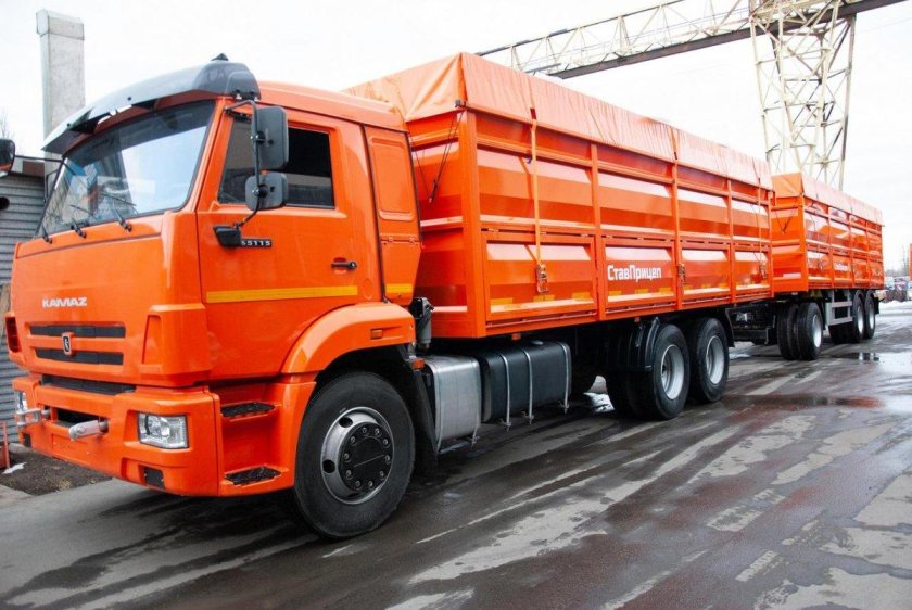 КАМАЗ 65115 зерновоз