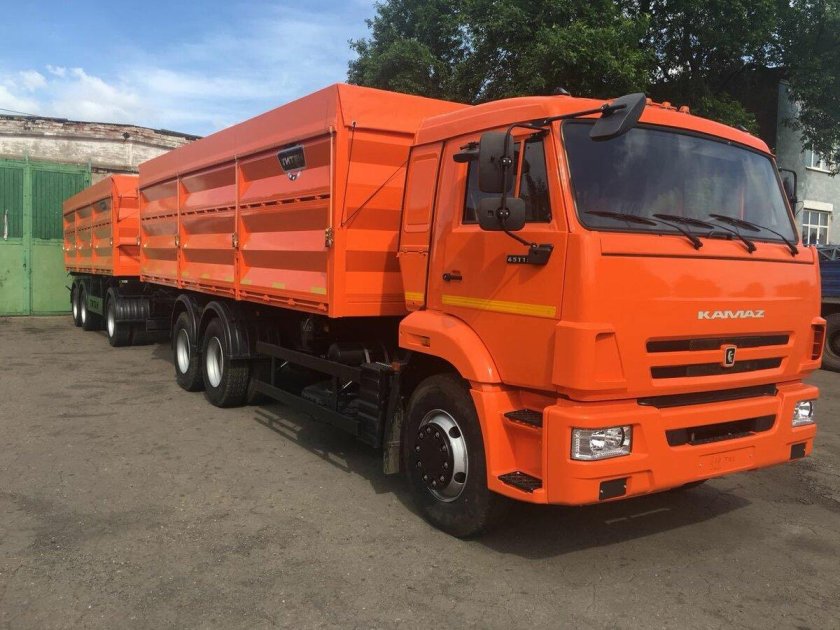 КАМАЗ 65115 зерновоз новый