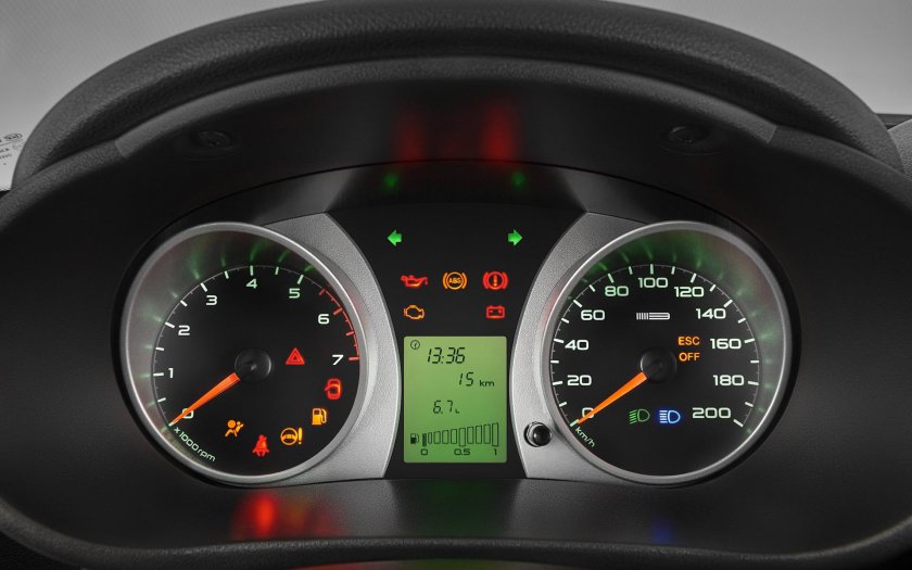 Приборка Лада Гранта спорт