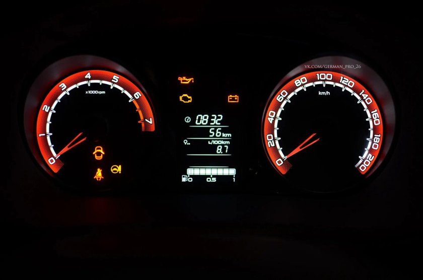Лада Гранта спорт щиток приборов