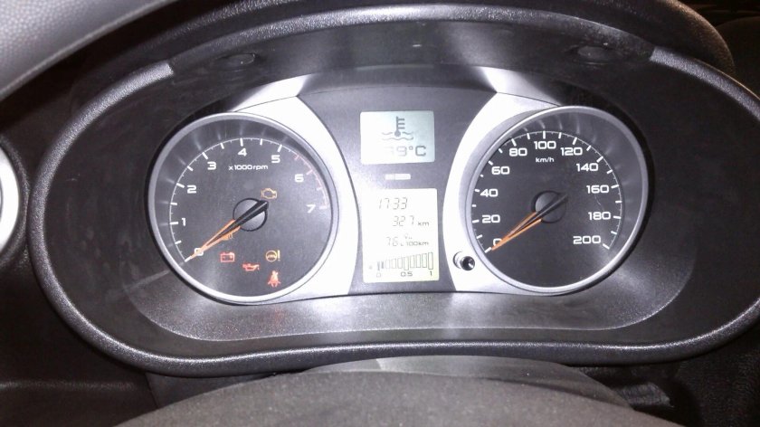 Приборная панель Лада Гранта 2015