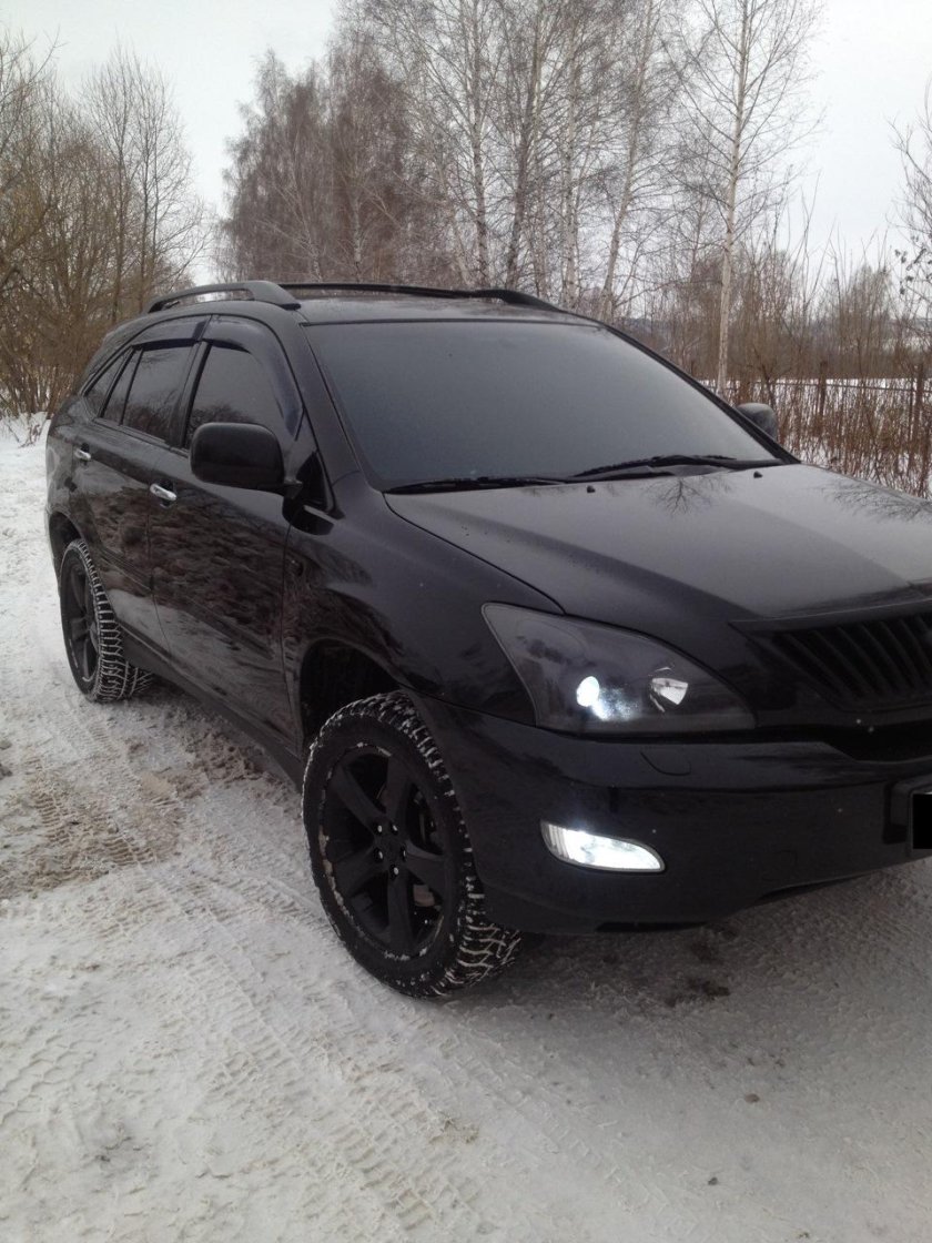 Лексус rx300 черный тонированный