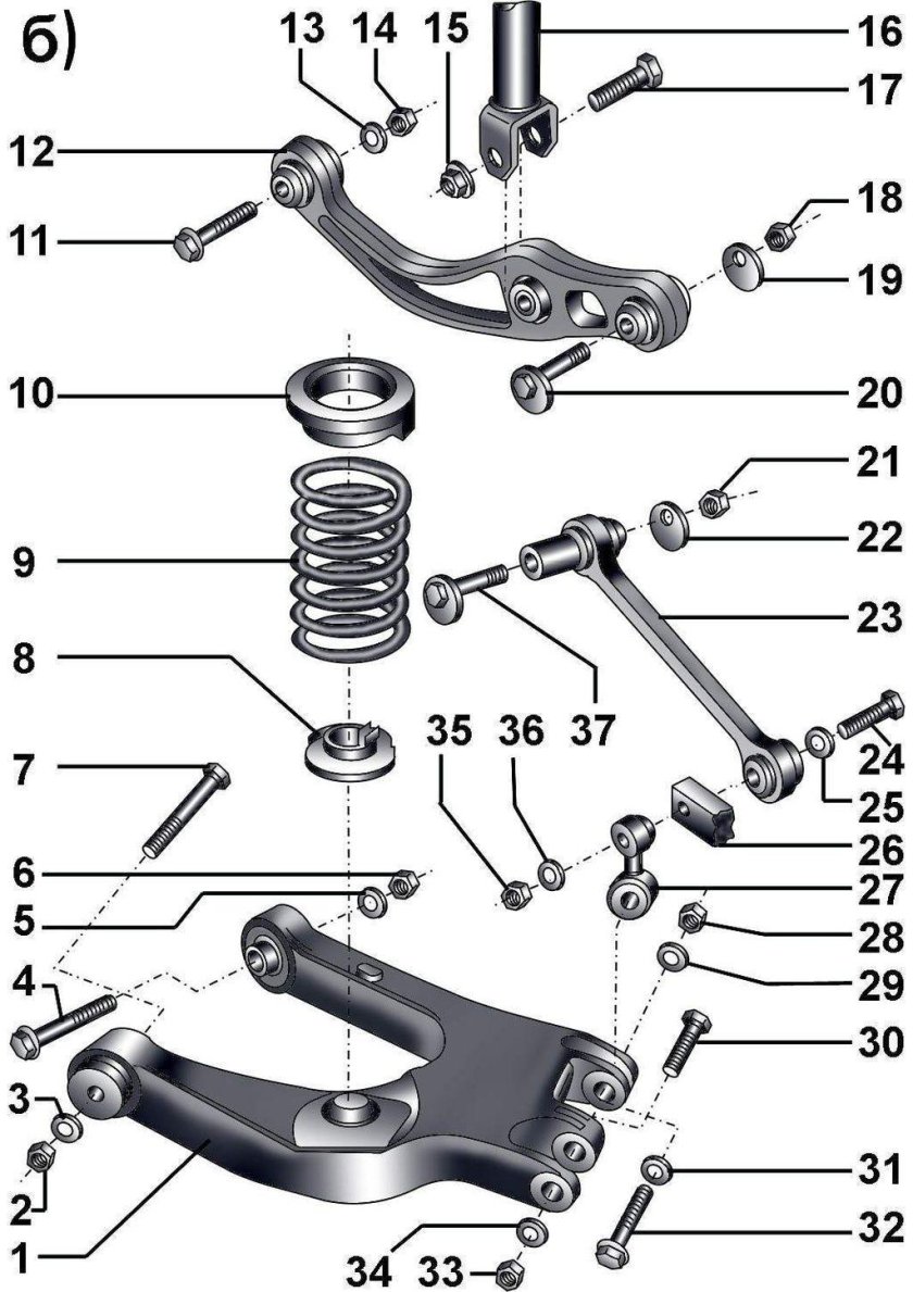 Задняя подвеска Ауди а8 д2
