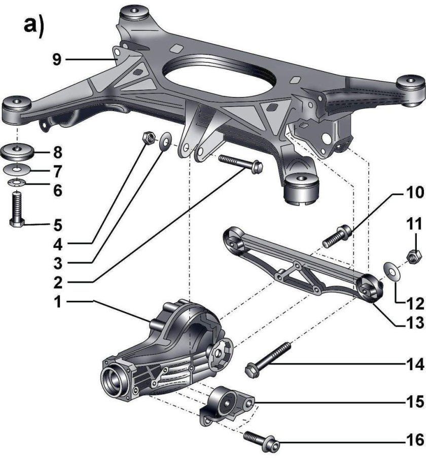 Задняя подвеска Ауди а8 д2