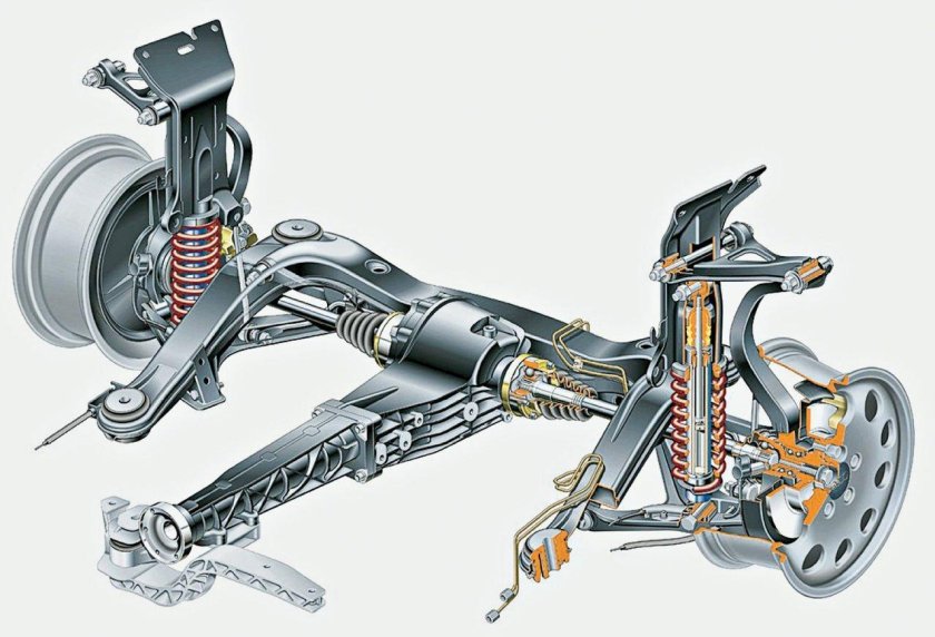Многорычажная подвеска Ауди а4