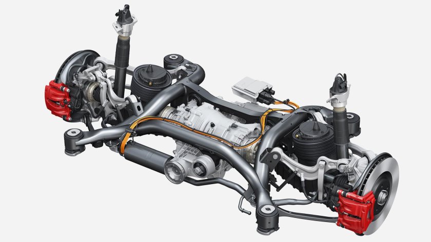 Audi q7 задняя подвеска