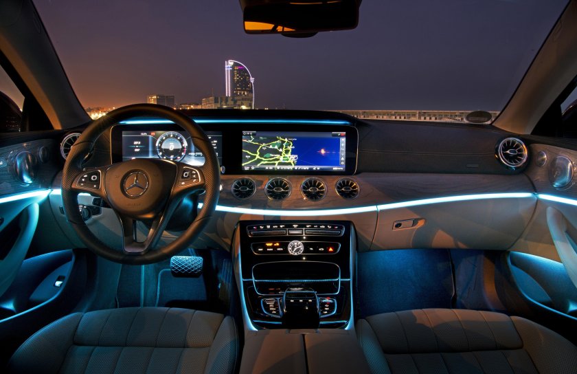 Mercedes e class 2018 Interior Night